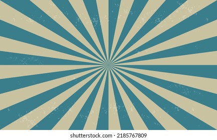 Retro circus background with rays or stripes in the center. Sunburst.
