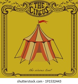 retro circus tent