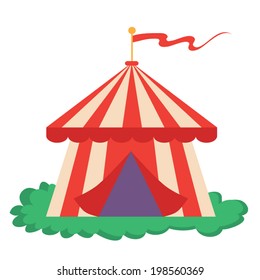 Retro circus vector illustration