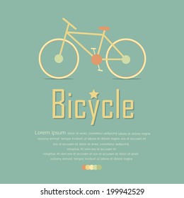 Retro Classic Bicycle Poster 
