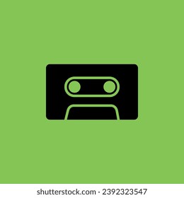 Retro Classic Cassette Tape Symbol Icon Vector