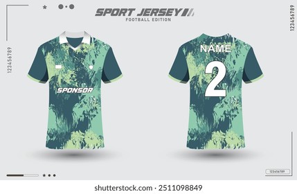 Retro classic jersey abstract pattern football edition