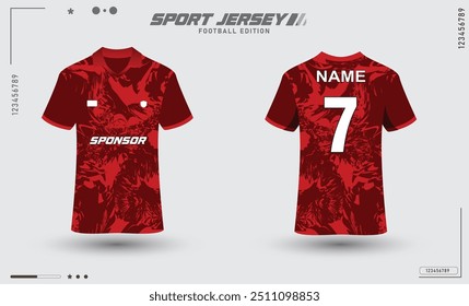 Retro classic jersey abstract pattern football edition