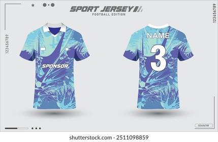 Retro classic jersey abstract pattern football edition
