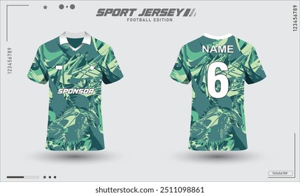 Retro classic jersey abstract pattern football edition