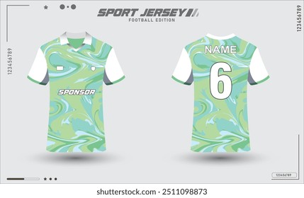 Retro classic jersey abstract pattern football edition