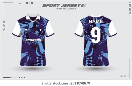 Retro classic jersey abstract pattern football edition