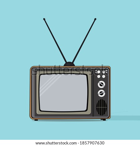 retro classic vintage vector television