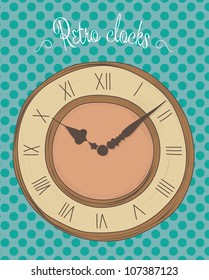 Retro clock