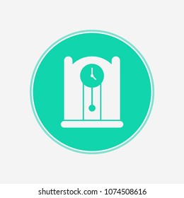 Retro clock icon - Shutterstock ID 1074508616