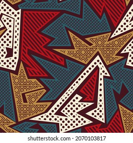 Retro cloth vector seamless texture.