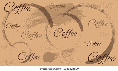 Retro coffee background