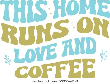 Retro coffee coaster Craft Design. T-shirt Design. Illustration