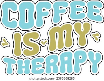 Retro coffee coaster Craft Design. T-shirt Design. Illustration
