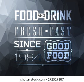 Retro Coffee  Labels  . Coffee decoration collection