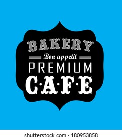 Retro Coffee  Labels and typography background . Coffee decoration collection