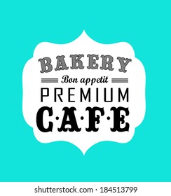 Retro Coffee  Labels and typography background. Coffee decoration collection