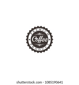 a retro coffee logo