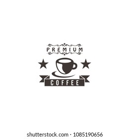 a retro coffee logo