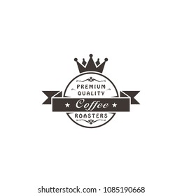 a retro coffee logo