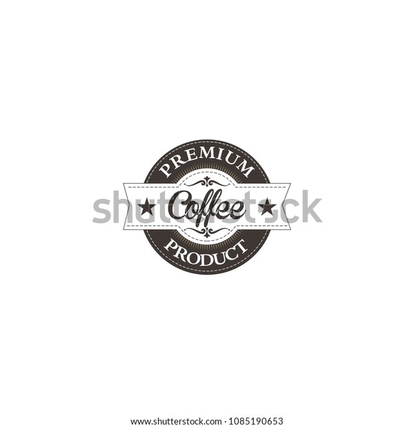 a retro coffee
logo