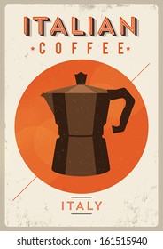 Retro Coffee Pot Poster