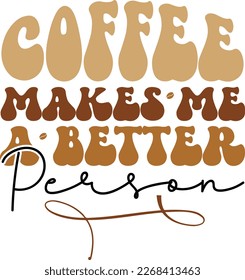 Retro Coffee SVG Design, t-shirt, typography, vector, eps, coffee, sublimation design, retro, my designs are 100% unique and copyright free.