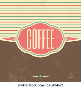 Retro Coffee Vintage Background