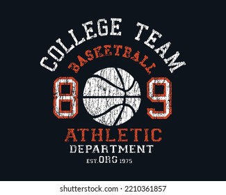 Retro college varsity typography slogan print for girl t shirt, sweatshirt or hoodie, slogan print design in varsity print style