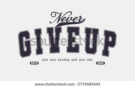 Retro College Varsity Typography T-shirt and Poster Graphic Template Vector