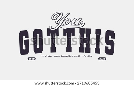 Retro College Varsity Typography T-shirt and Poster Graphic Template Vector
