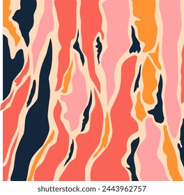 Retro color of abstrack painting fluid art