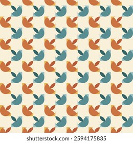 retro color abstract diya pattern background