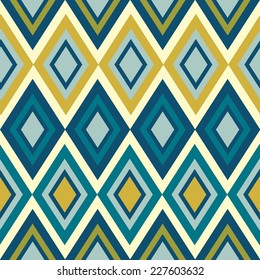 Retro color seamless geometric background