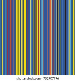 Retro Color Straight Vertical Variable Width Stripes, Color Lines Pattern, Vertically Seamless Pattern, Straight Parallel Vertical Lines, Fashion Geometric Color Random Lines