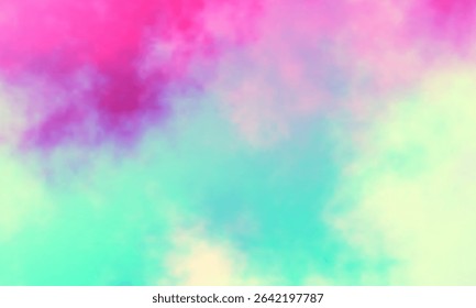 Retro color tone of Clouds with blue sky in sunny day