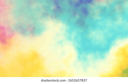 Retro color tone of Clouds with blue sky in sunny day