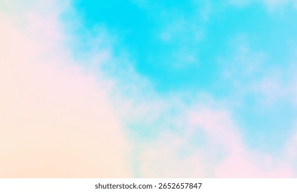 Retro color tone of Clouds with blue sky in sunny day
