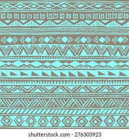 retro color tribal Navajo seamless pattern. fresh summer aztec geometric print. ethnic hipster backdrop.  