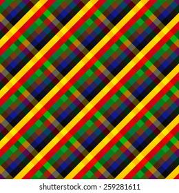 Retro color vector modern background checked pattern
