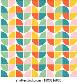 Fondo de vector abstracto retro colorido y transparente
