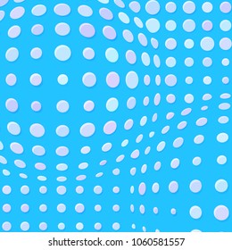 Retro colorful background. Vector dotted funky illustration. 