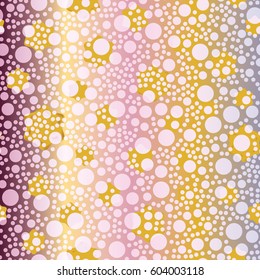Retro colorful dots pattern. Ideal for printing onto fabric and paper or decoration.