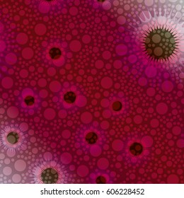 Retro colorful dots pattern. Ideal for printing onto fabric and paper or decoration.