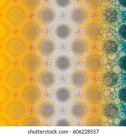 Retro colorful dots pattern. Ideal for printing onto fabric and paper or decoration.