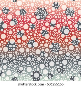 Retro colorful dots pattern. Ideal for printing onto fabric and paper or decoration.