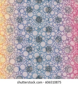 Retro colorful dots pattern. Ideal for printing onto fabric and paper or decoration.