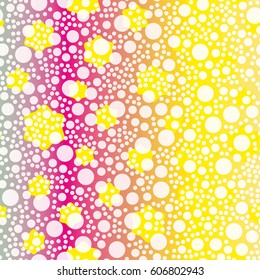 Retro colorful dots pattern. Ideal for printing onto fabric and paper or decoration.