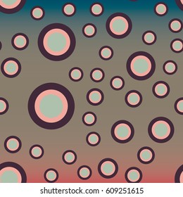 Retro colorful dots pattern. Ideal for printing onto fabric and paper or decoration.