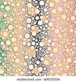 Retro colorful dots pattern. Ideal for printing onto fabric and paper or decoration.